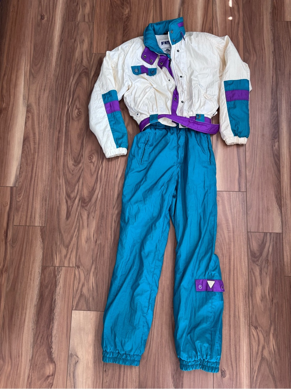 FERA Skisuit Vintage Colorblock Ladies Soze 8